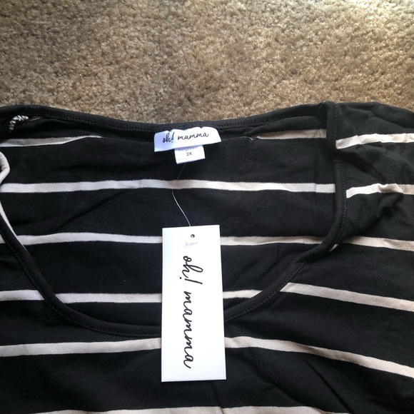 โSOLDโHP๐๐NWT~๐๐คฐ๐ฝOH! MAMA PLUS~ TOP - Picture 7 of 8